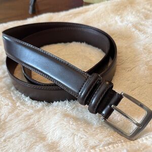 Florsheim Dark Brown Leather Belt